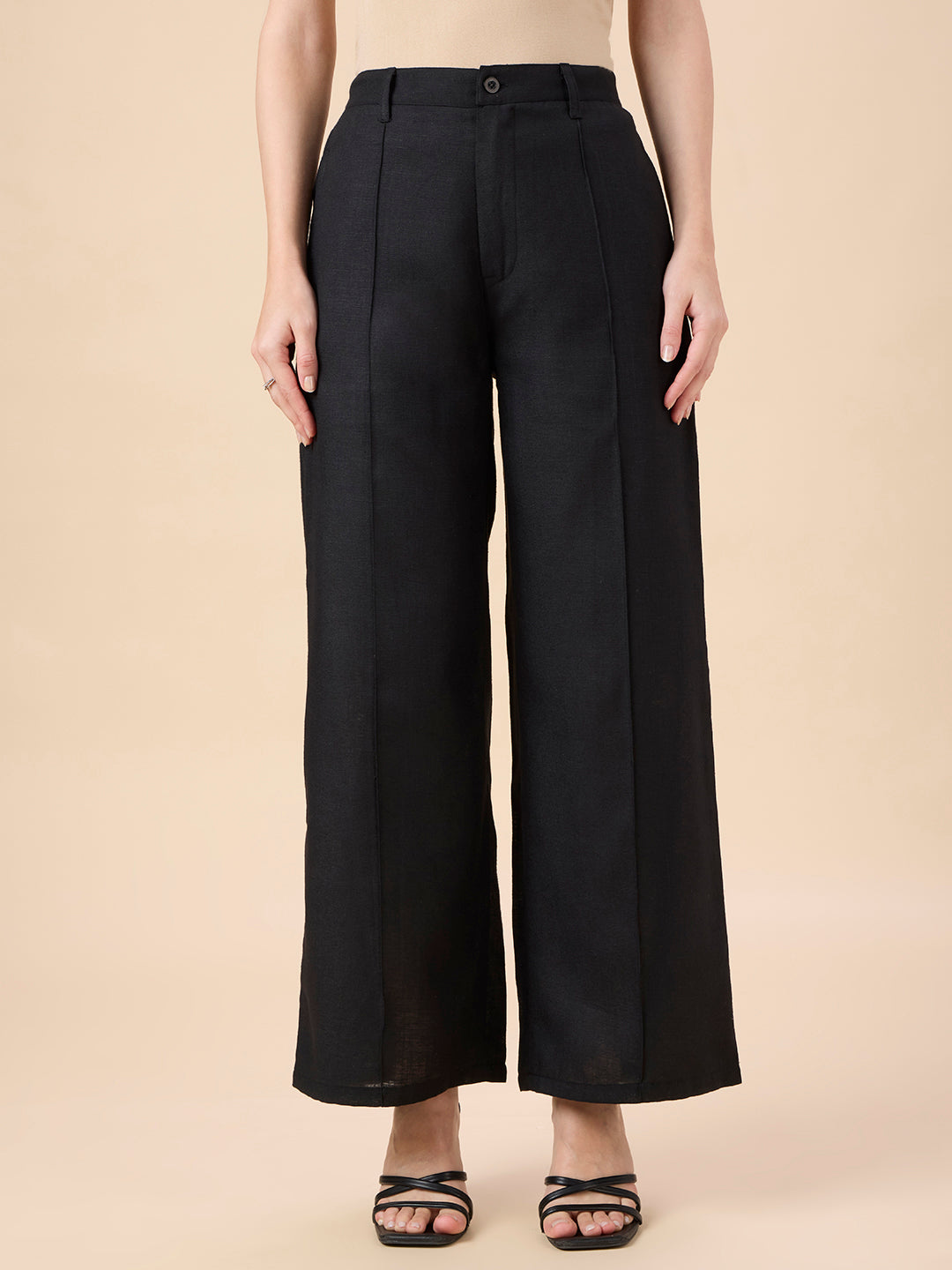 KATYA IN FORMAL TUX BLACK TROUSERS