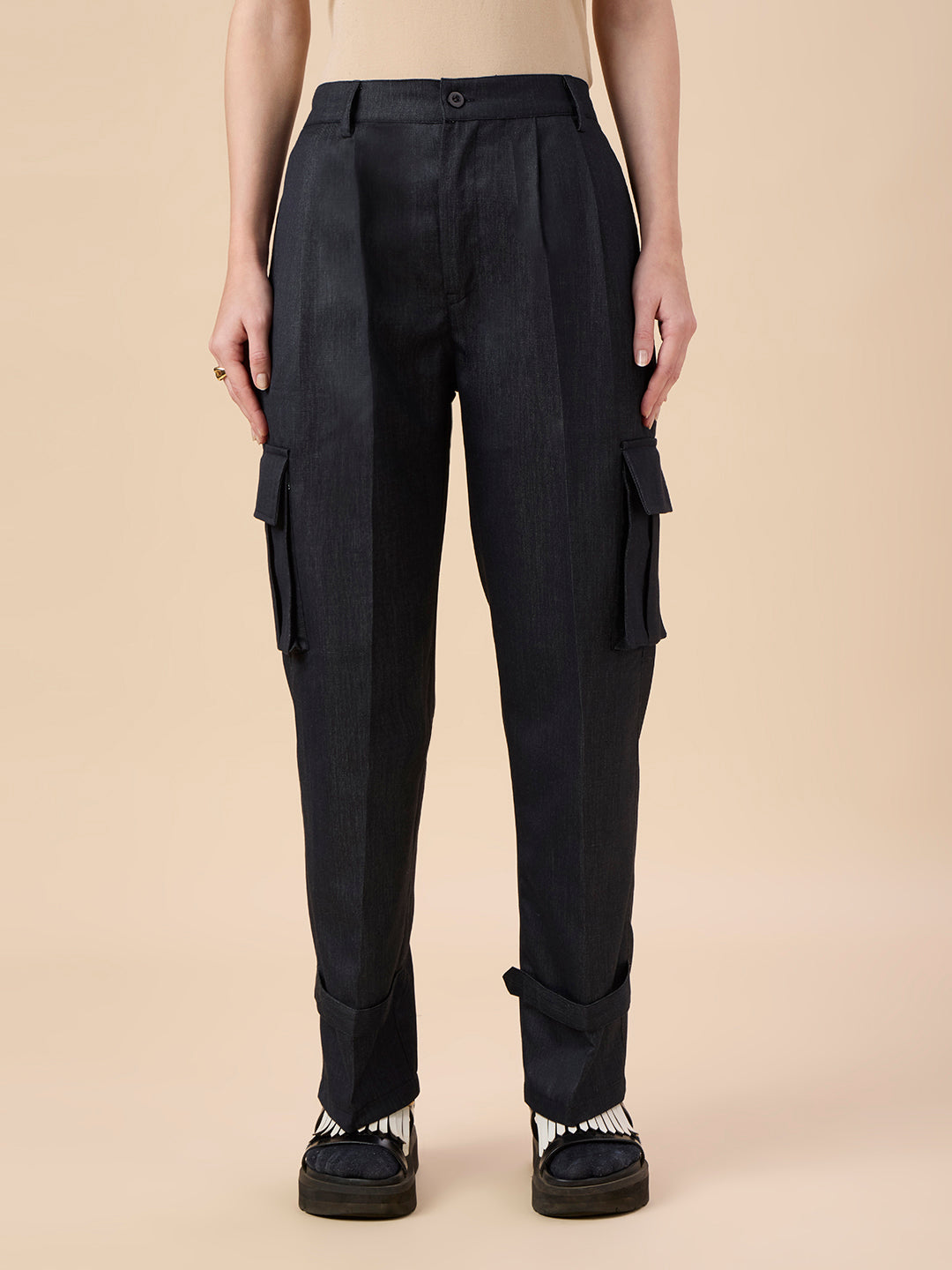 HARPER IN MIDNIGHT COLOR CARGO PANT
