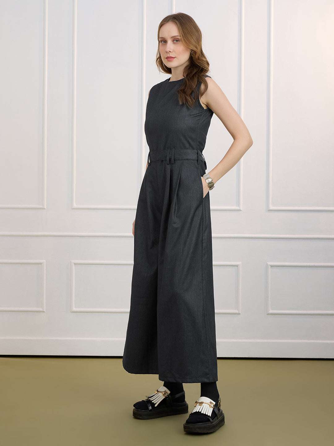 DIANA IN MIDNIGHT COLOR JUMPSUIT