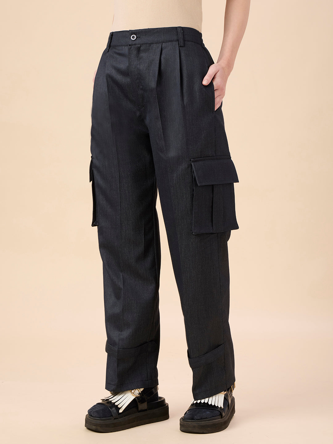 HARPER IN MIDNIGHT COLOR CARGO PANT