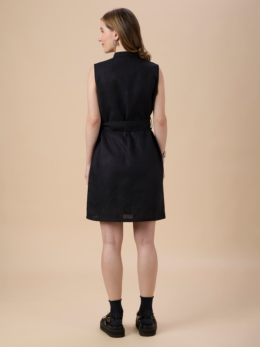 ISABELLA IN BLACK PREMIUM SAFARI DRESS