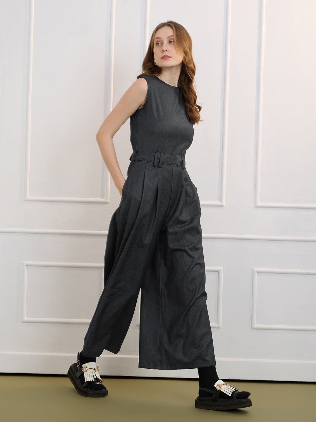 DIANA IN MIDNIGHT COLOR JUMPSUIT