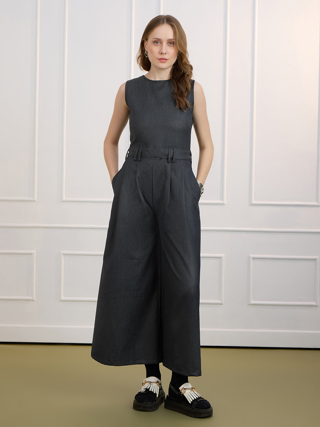 DIANA IN MIDNIGHT COLOR JUMPSUIT