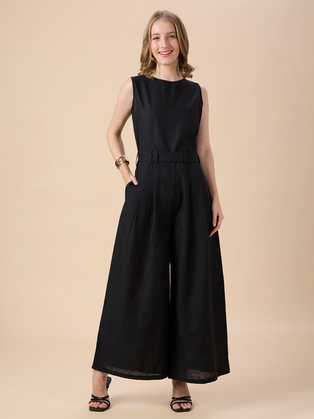 DIANA IN BLACK COLOR JUMPSUIT