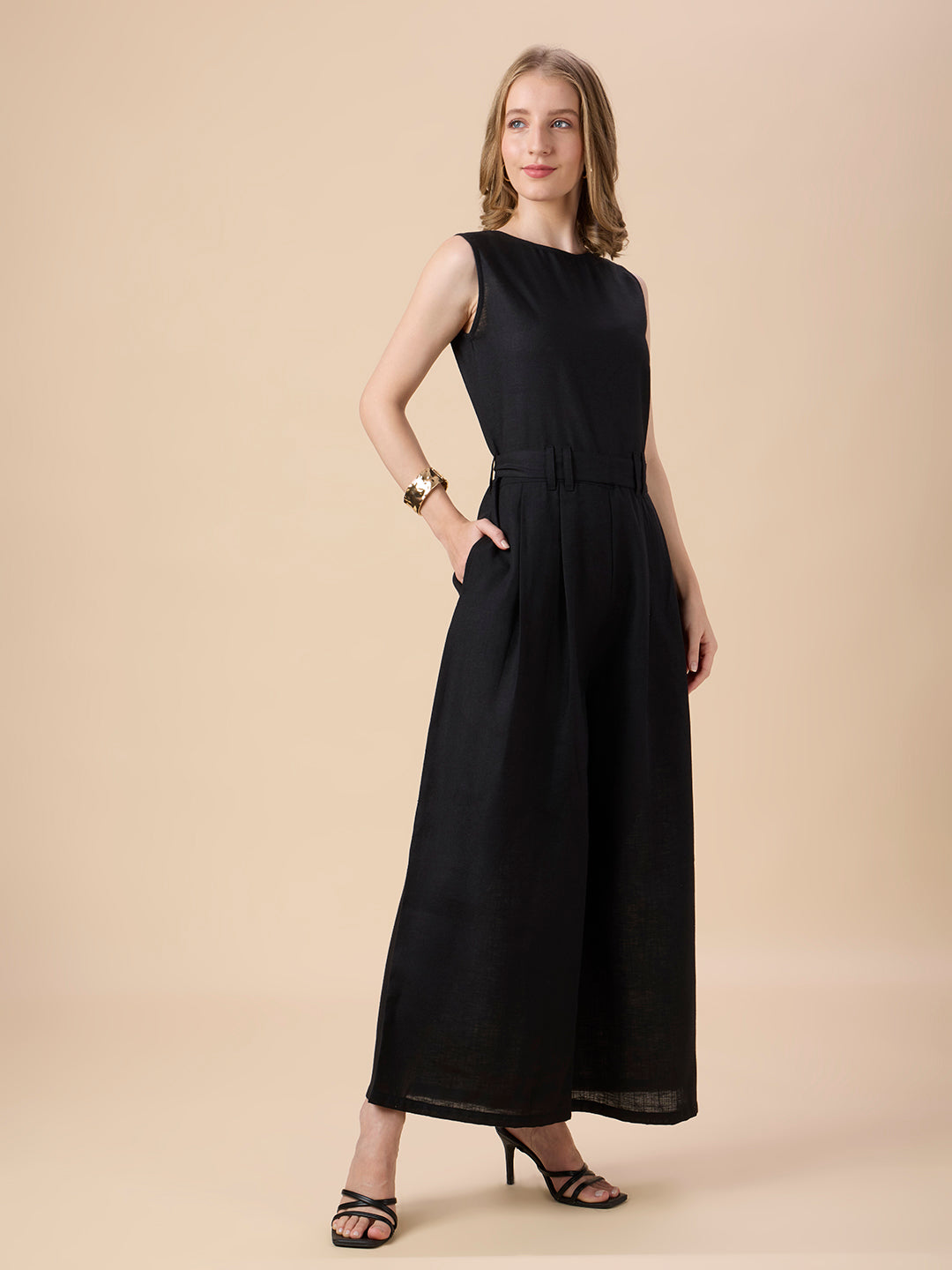 DIANA IN BLACK COLOR JUMPSUIT
