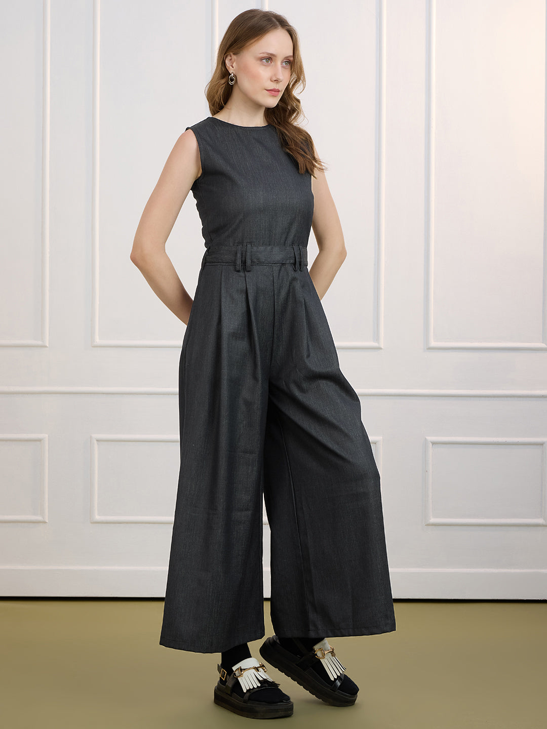 DIANA IN MIDNIGHT COLOR JUMPSUIT